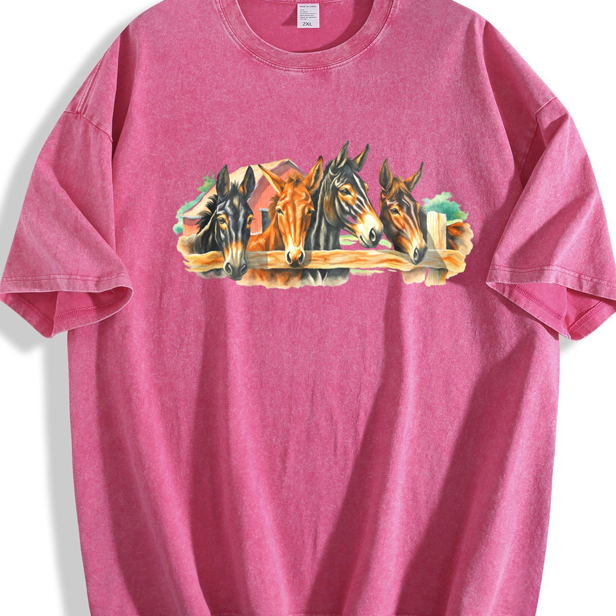 Farm Horse Vintage Washed T-Shirt product image 7
