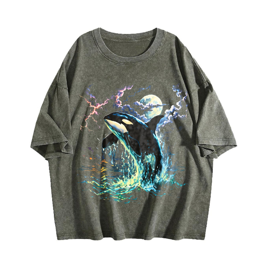 Orca Midnight 90s Vintage Washed T-Shirt product image 4