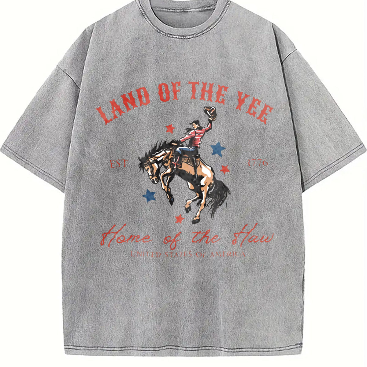 4th Of July USA Fourth Of Yee Haw Cowboy Western Vintage product image 4