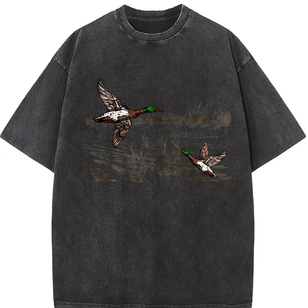 Mallard Ducks Fall 90s Waterfowl Duck Animal Lover Vintage product image 2