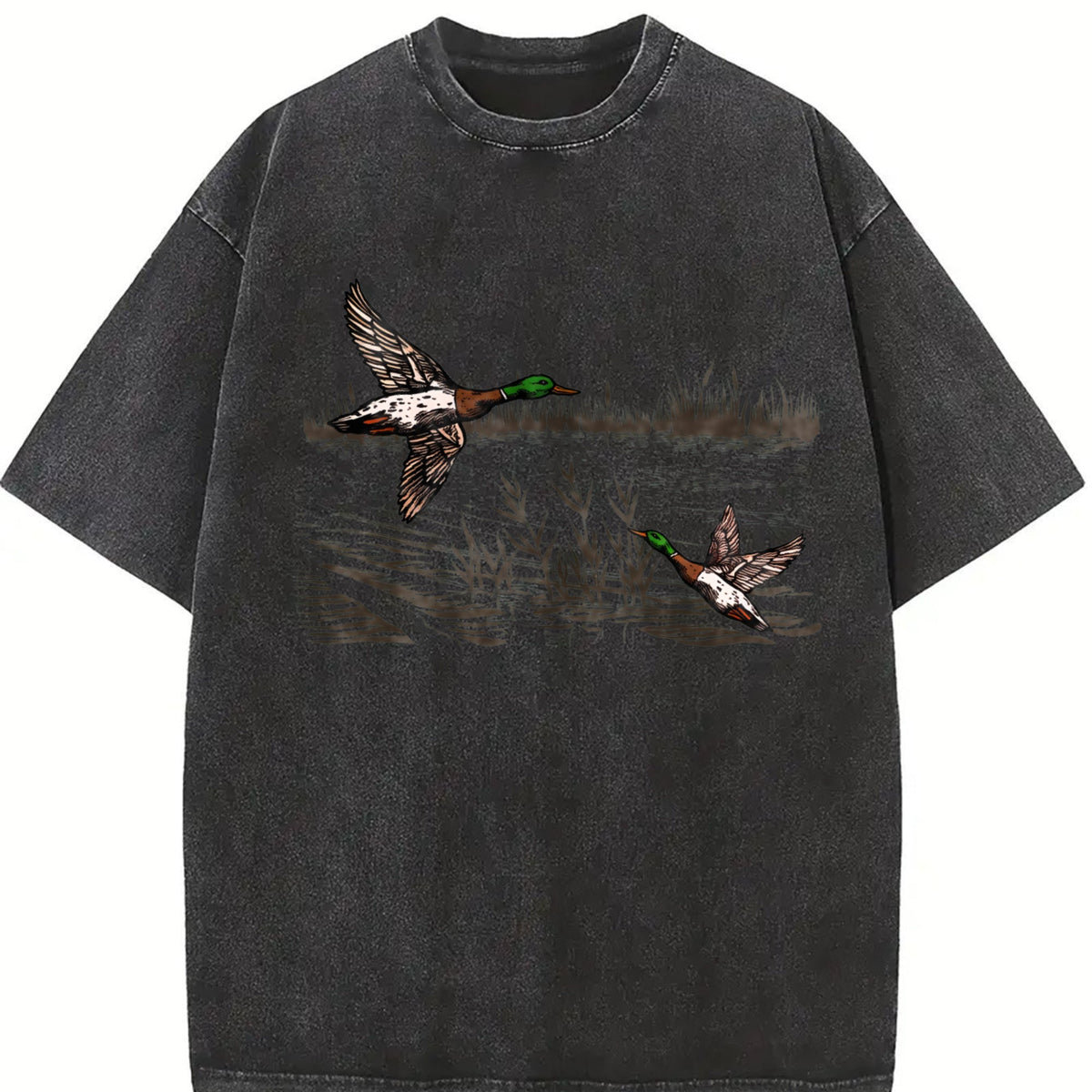 Mallard Ducks Fall 90s Waterfowl Duck Animal Lover Vintage product image 2