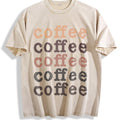 100 - With Coffee Brownwhite Lettering Vintage Washed product image 1