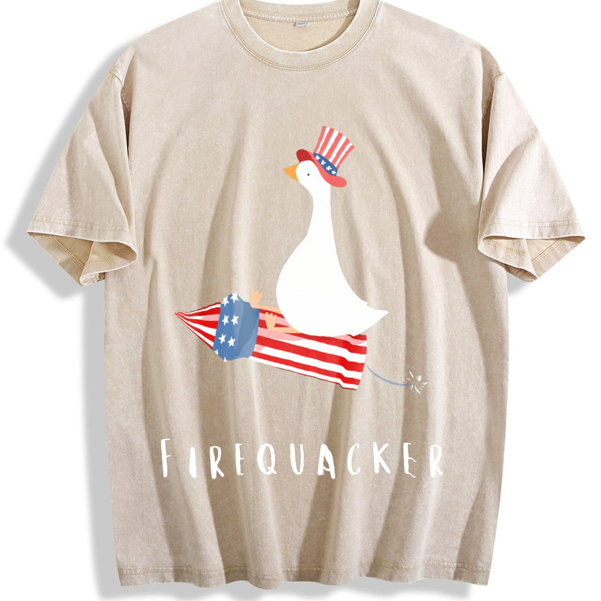 Funny Fourth Of July Vintage Washed T-Shirt product image 1