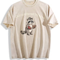 Boy Mom Dad Raccoon Vintage Washed T-Shirt product image 1