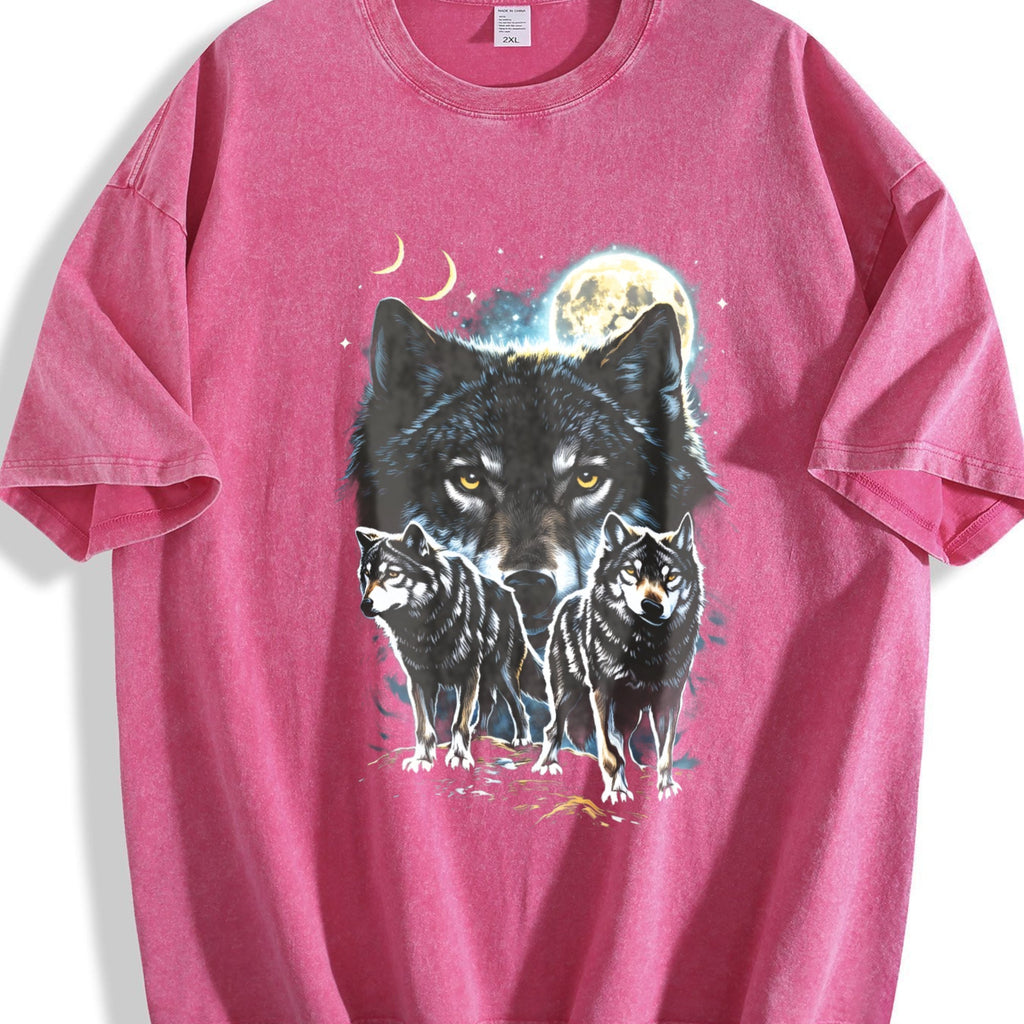 Wolf Spirit Classic 90s Vintage Washed T-Shirt product image 7
