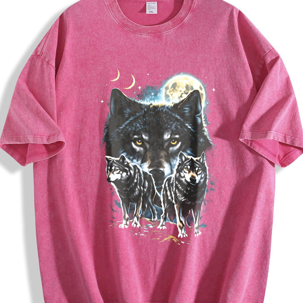 Wolf Spirit Classic 90s Vintage Washed T-Shirt product image 7