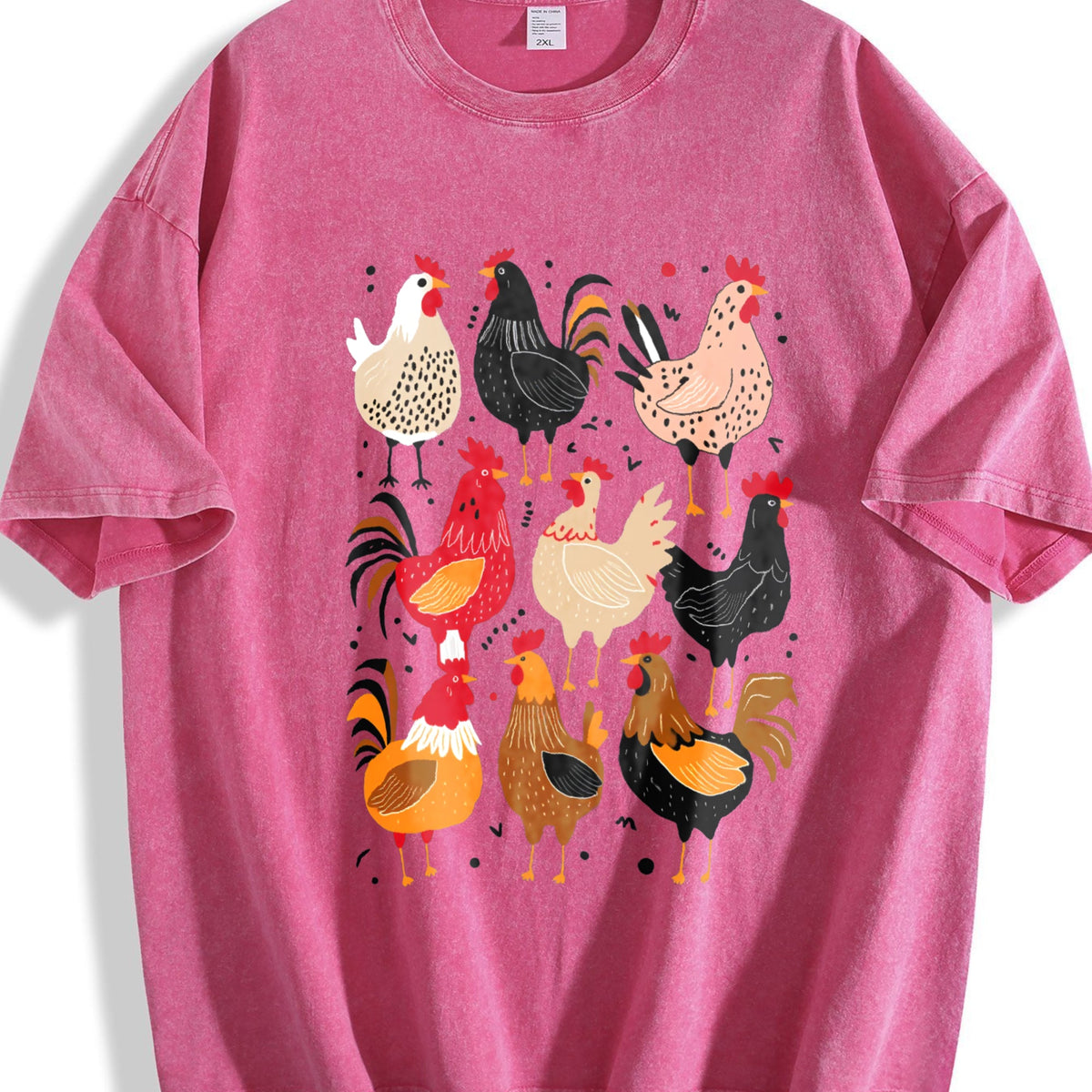 Chicken Vintage Washed T-Shirt product image 7