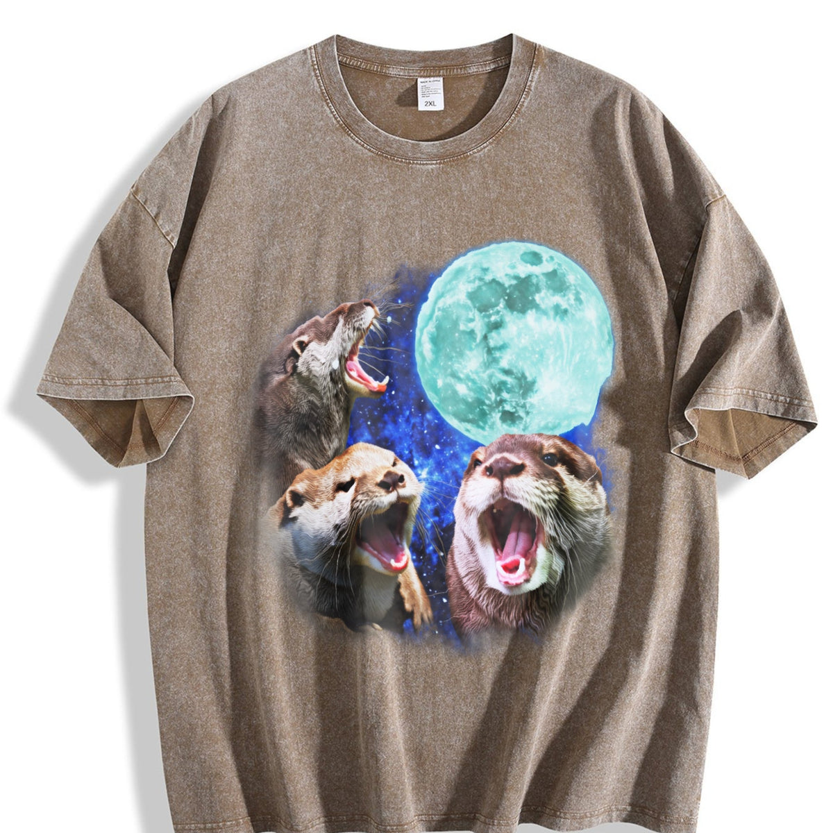 Three Otters Vintage Washed T-Shirt product image 3
