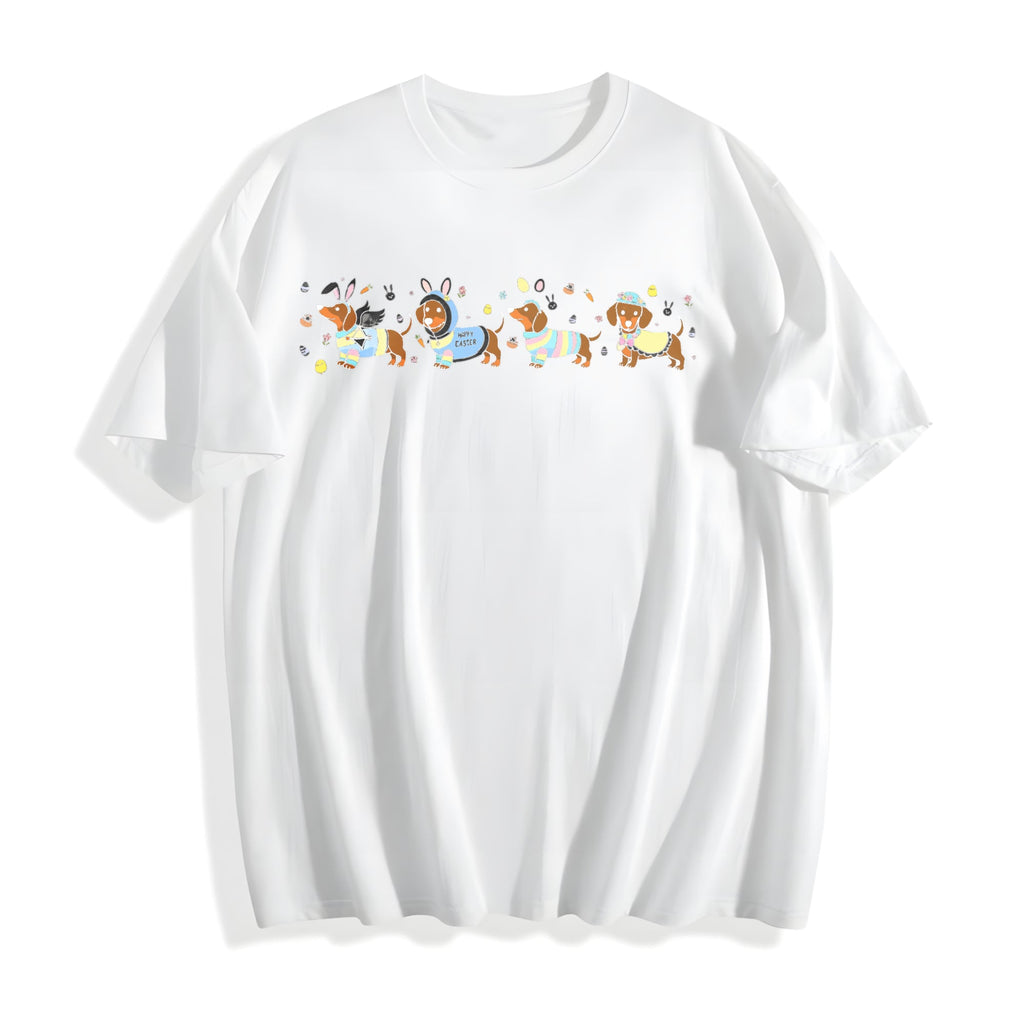 Easter Dog Dachshund Happy Spring Cute Sausage Cotton product image 2