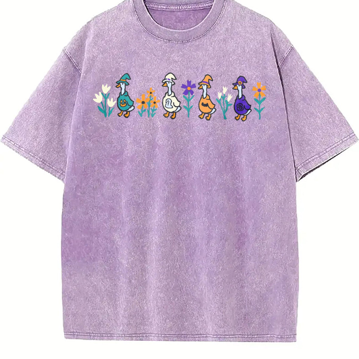 Halloween Goose Vintage Washed T-Shirt product image 6