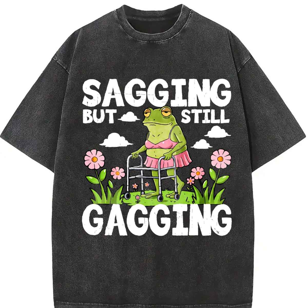 Sagging But Still Gagging Vintage Washed T-Shirt product image 2