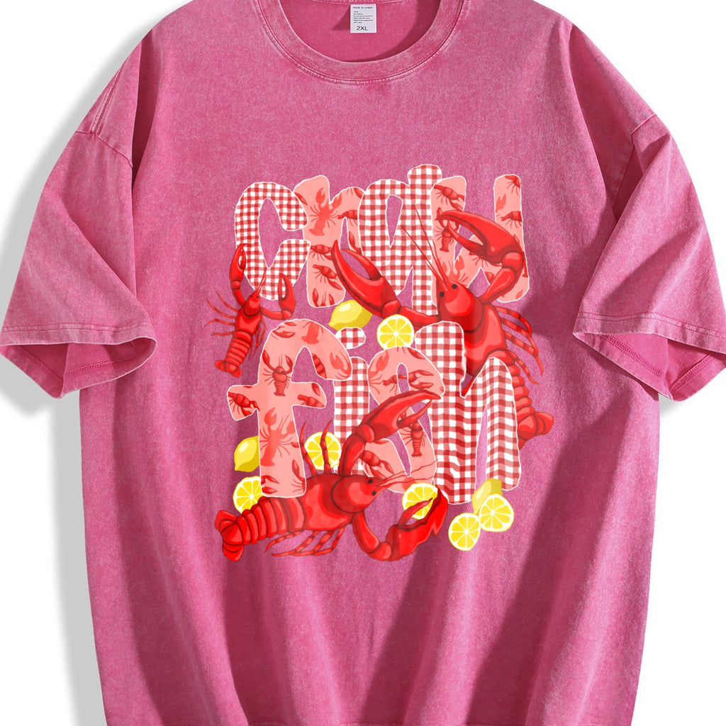 Crawfish Vintage Washed T-Shirt product image 5