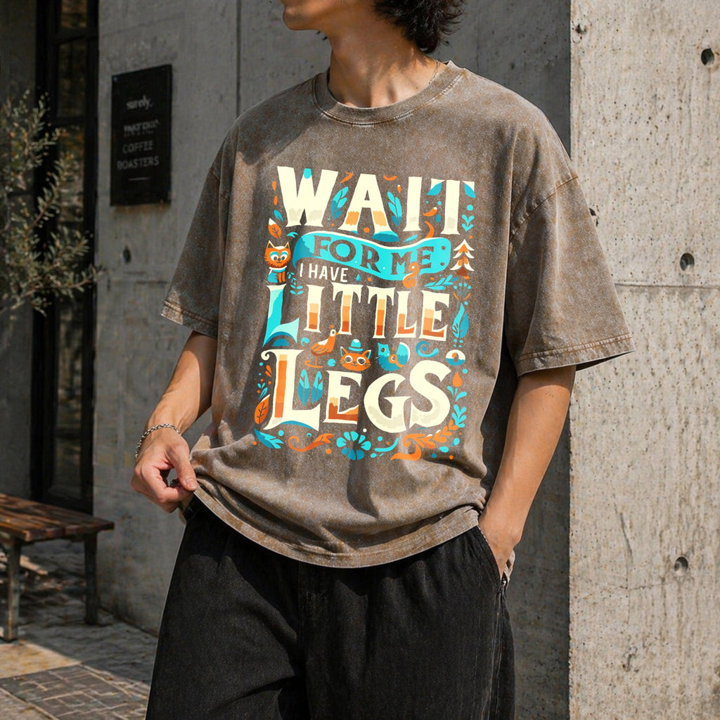 Cozy 'wait For Me I Have Little Legs' Short Guys Vintage product image 3