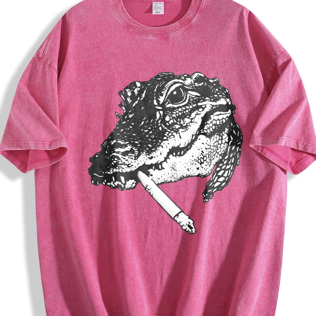 Alligator Smoke 90s Vintage Washed T-Shirt product image 7