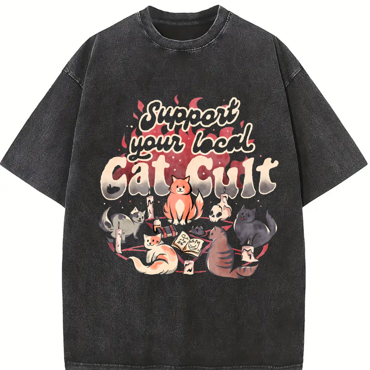 Cat Cult - Black Enthusiast 'support Your Local Vintage product image 2