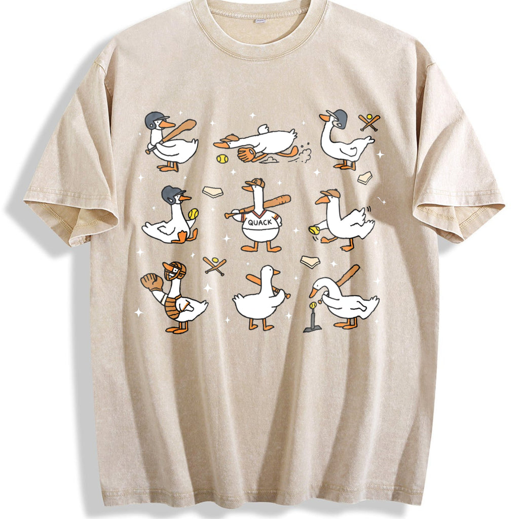 Silly Goose Softball Vintage Washed T-Shirt product image 1