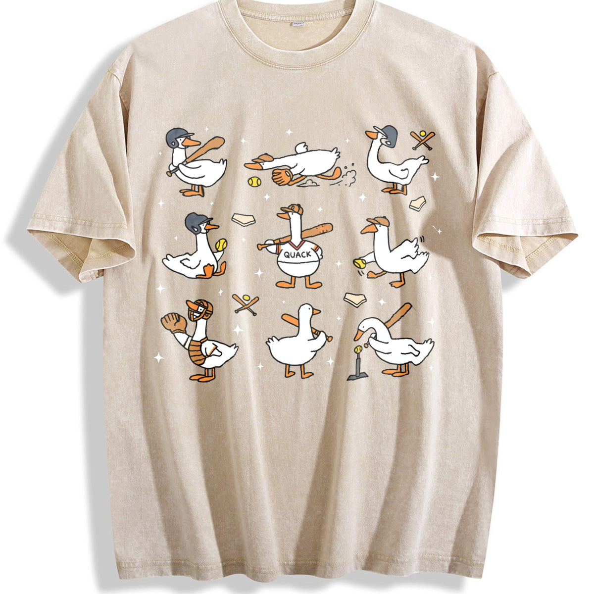 Silly Goose Softball Vintage Washed T-Shirt product image 1