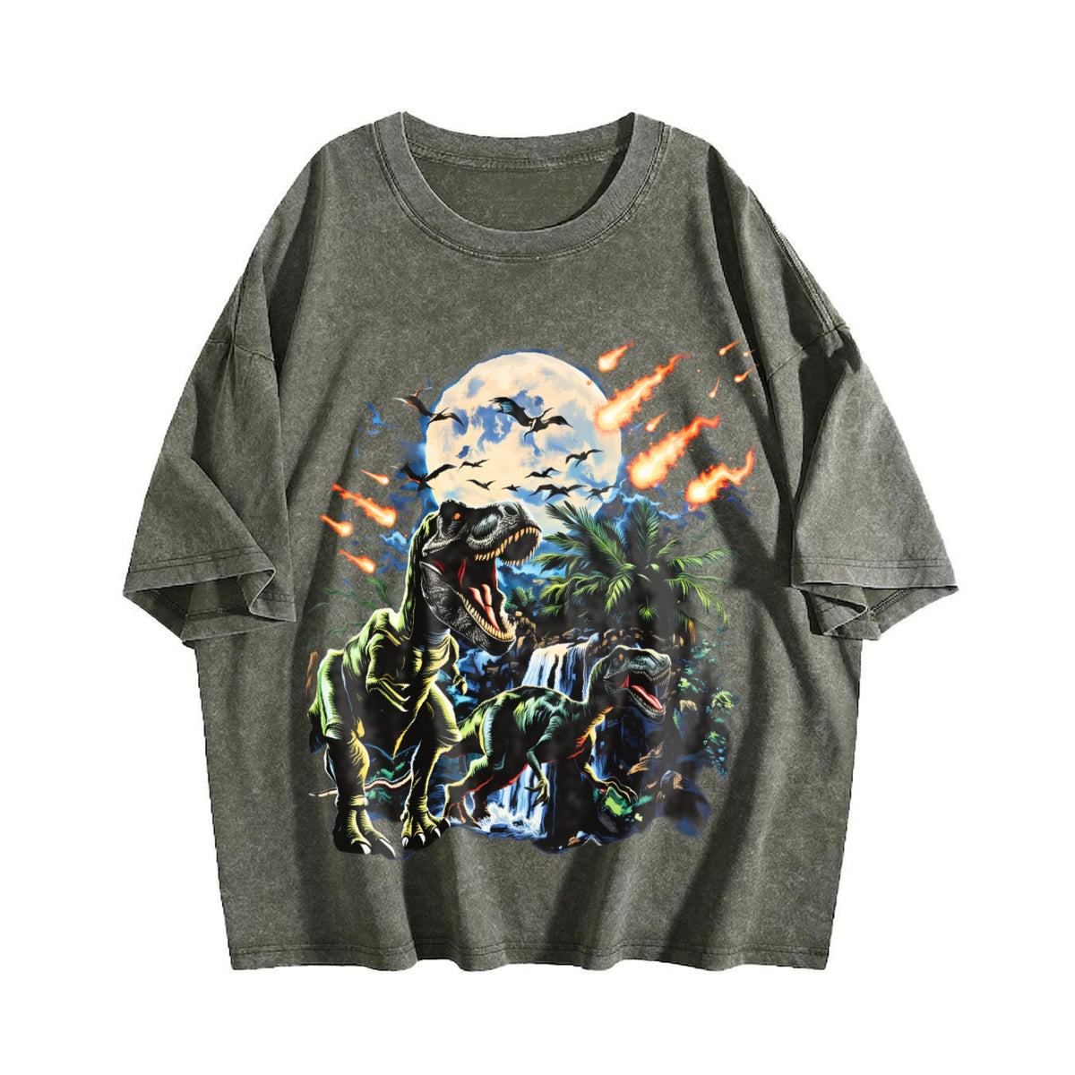 Dinosaur 90s Vintage Washed T-Shirt product image 4