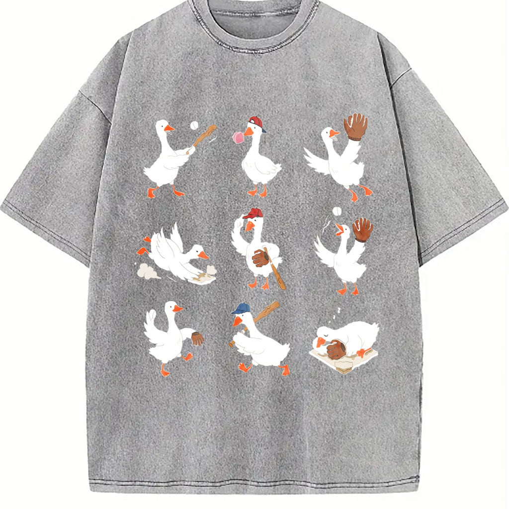 Silly Goose Baseball Vintage Washed T-Shirt product image 4