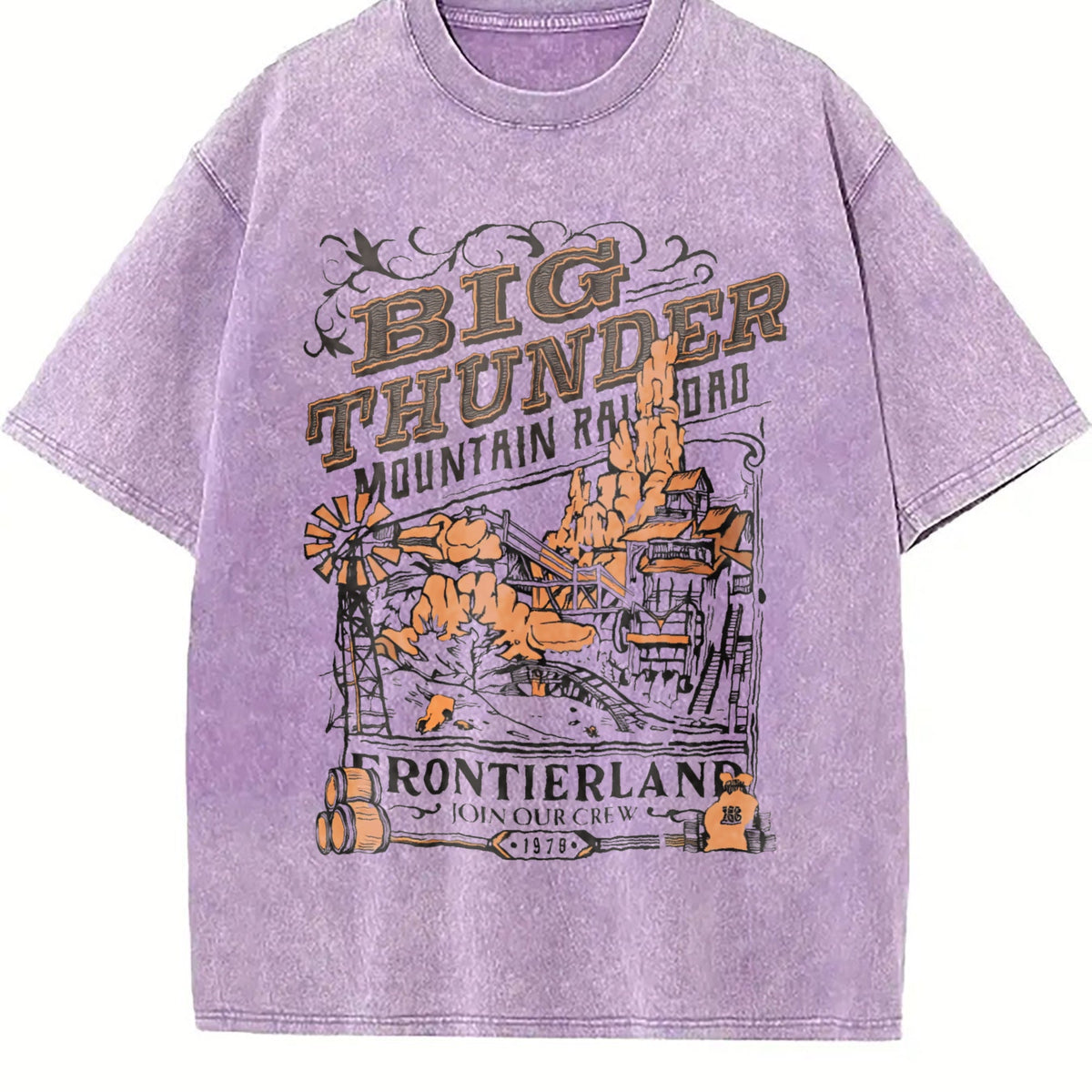 Big Thunder Mountain Railroad Vintage Washed T-Shirt product image 6