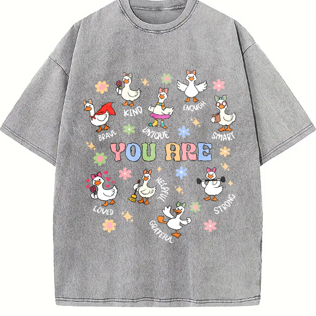 Silly Goose You Are Kind Vintage Washed T-Shirt product image 4