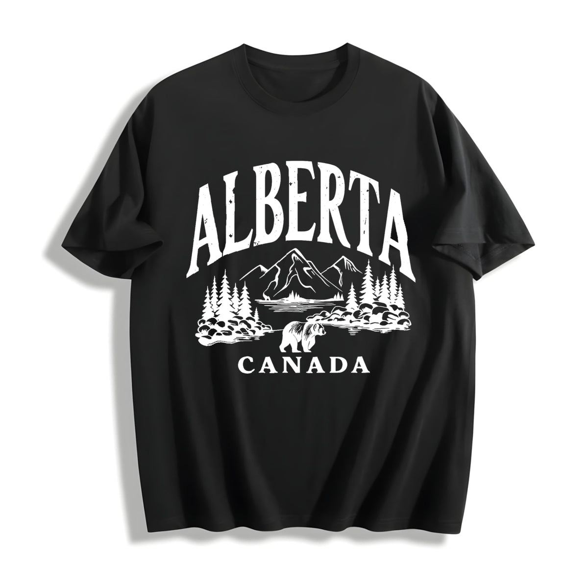 Canadian Canada Grizzly Bear Snow Mountain Summer Cotton product image 1