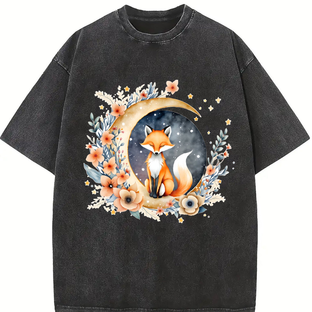 Bohemian - Botanical Floral Vintage Washed T-Shirt product image 2