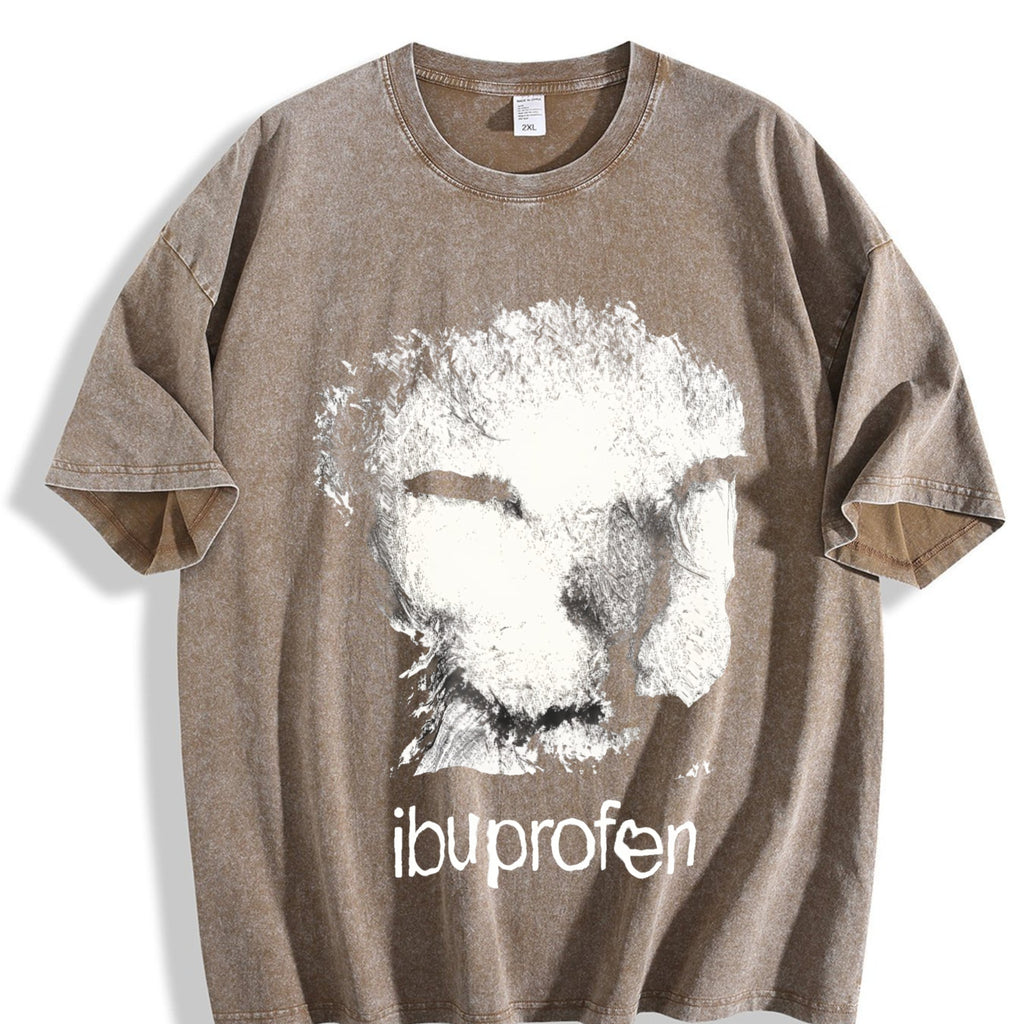 Ibuprofen Cat Vintage Washed T-Shirt product image 3