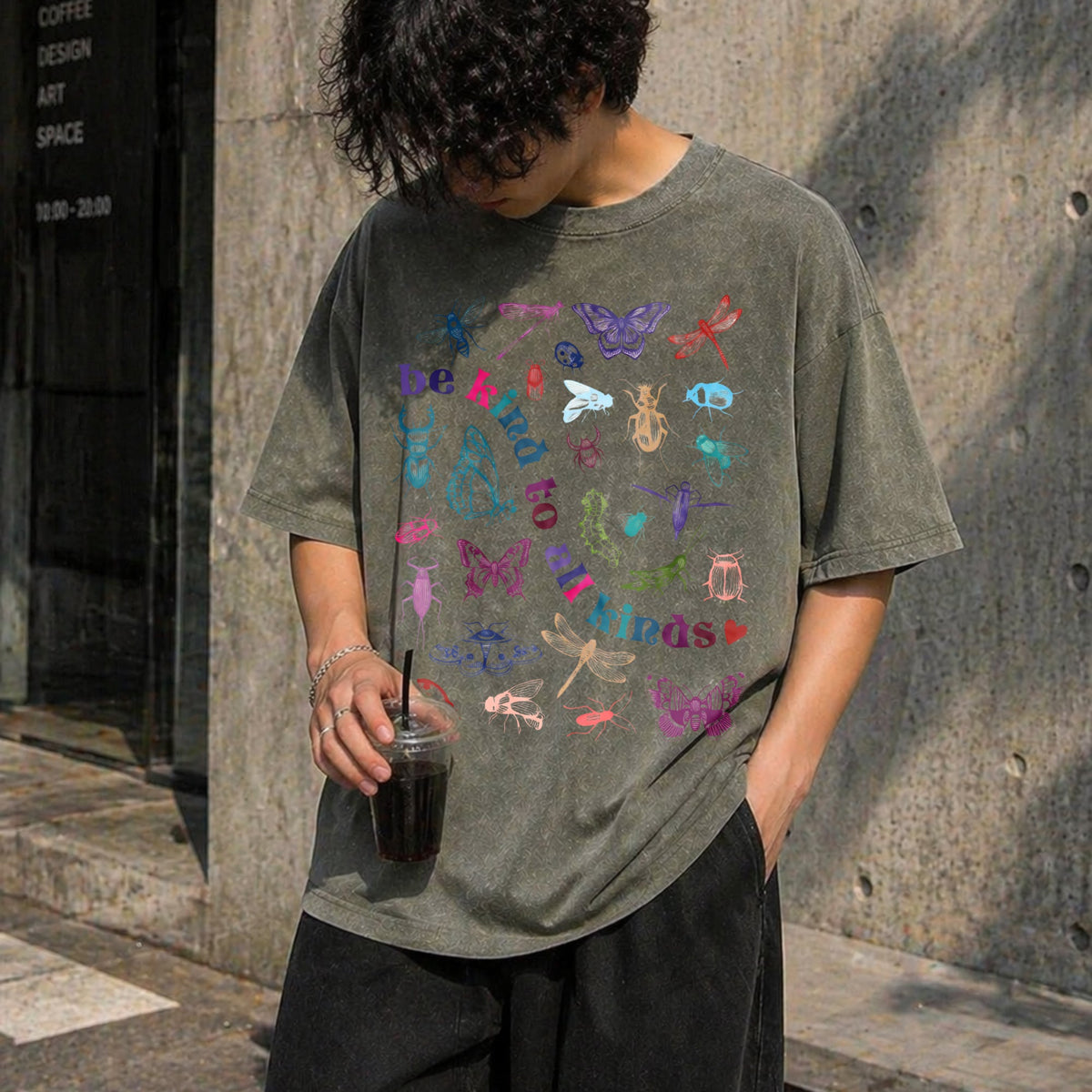 Be Kind To All Kinds Vintage Washed T-Shirt product image 4