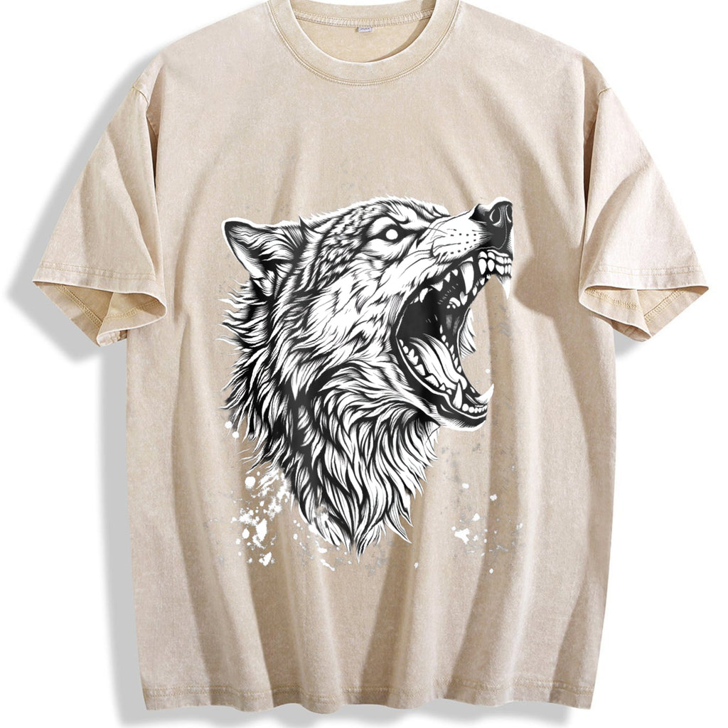 Wolf 90s Vintage Washed T-Shirt product image 1