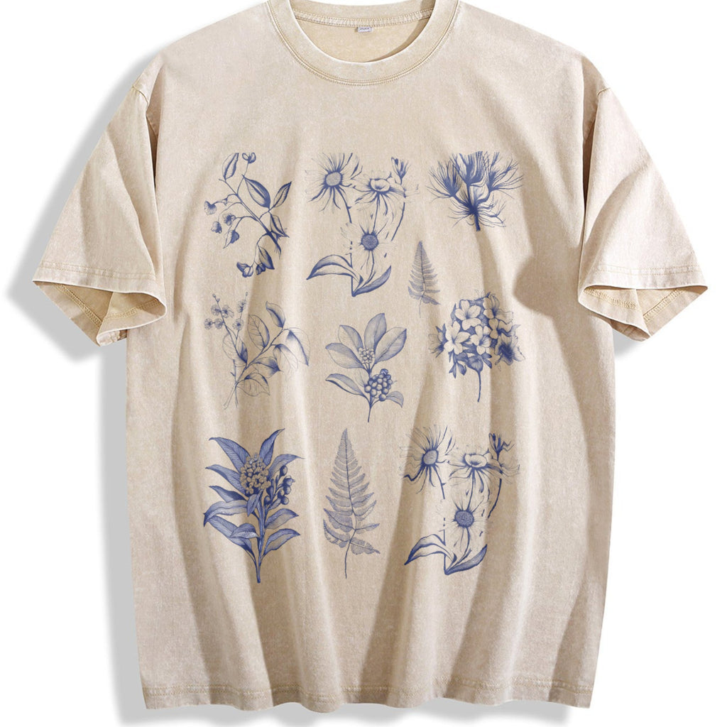 90s Botanical Vintage Washed T-Shirt product image 1