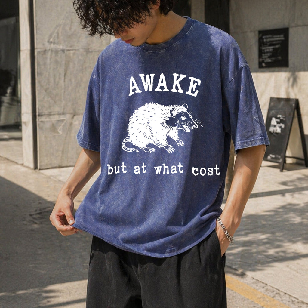 Awake At What Cost Vintage Washed T-Shirt product image 8