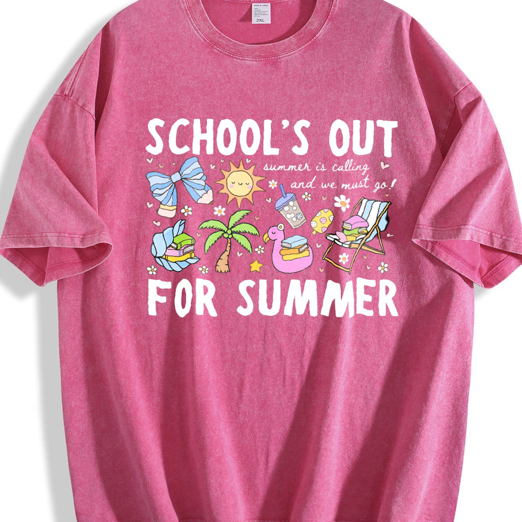 School's Out for Summer Vintage Washed T-Shirt product image 5