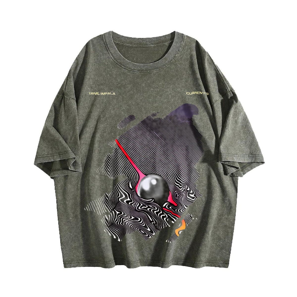 Tame Impala Currents Front Vintage Washed T-Shirt product image 4