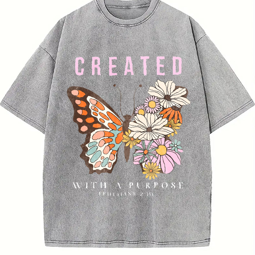 Summer Tops2026women's Vintage Washed T-Shirt product image 4
