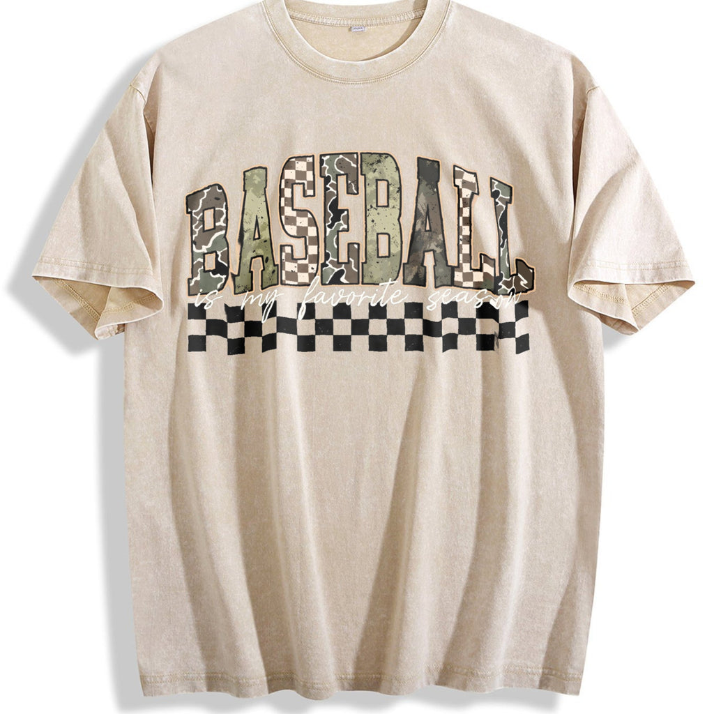 Camo Baseball Mama Coquette Military Vintage Washed T-Shirt product image 1