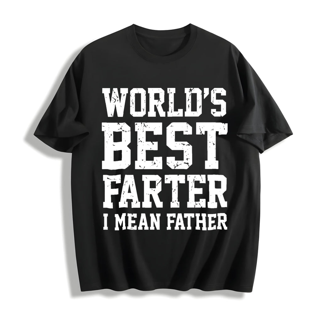 World Best Farter I Mean Father Classic Cotton T-Shirt product image 1