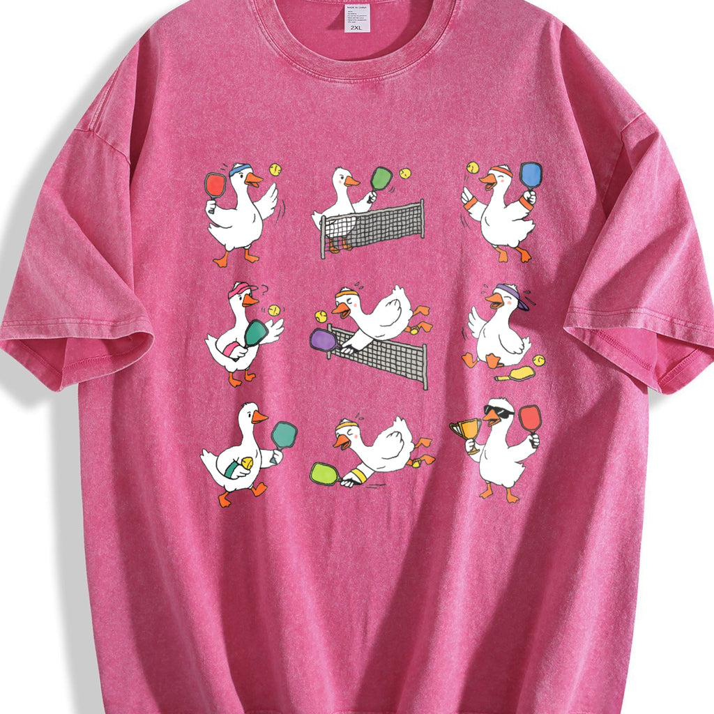 Funny Goose Pickleball Vintage Washed T-Shirt product image 5