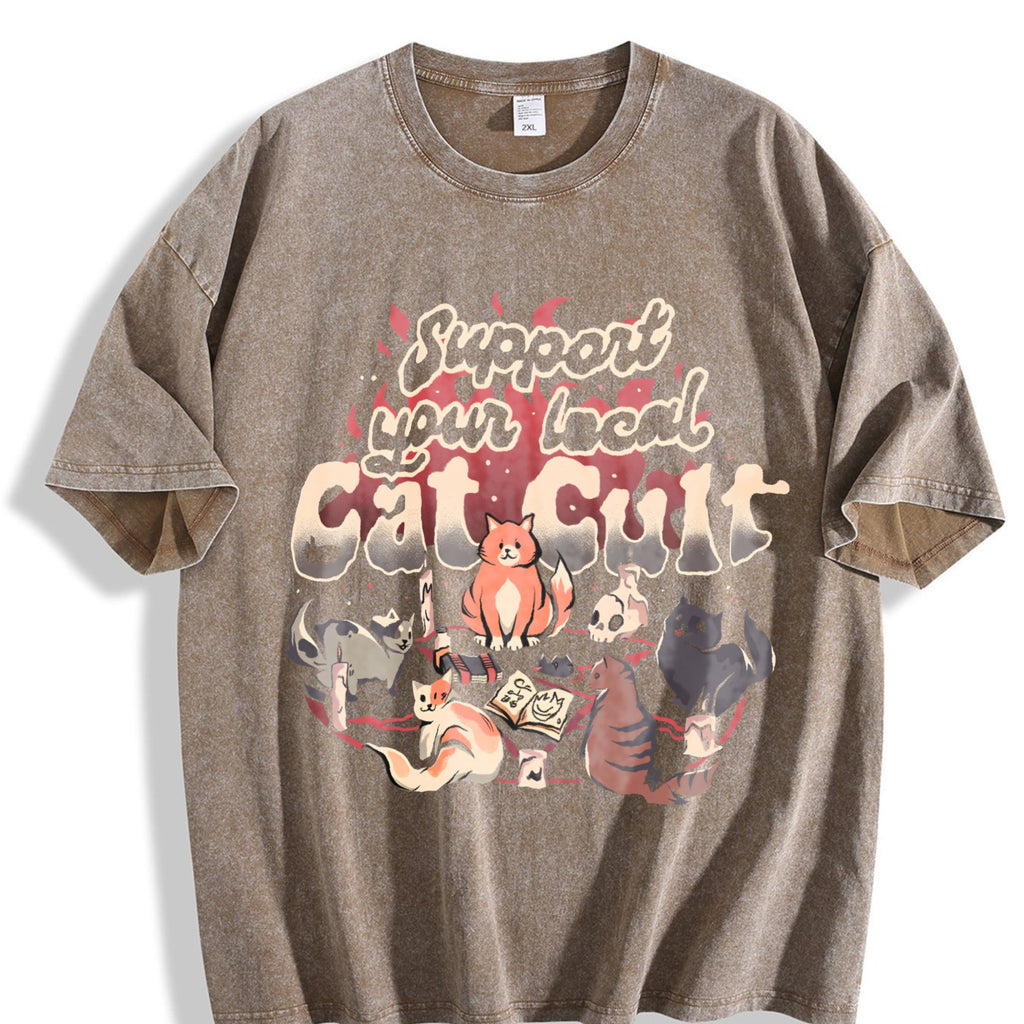 Cat Cult - Black Enthusiast 'support Your Local Vintage product image 3