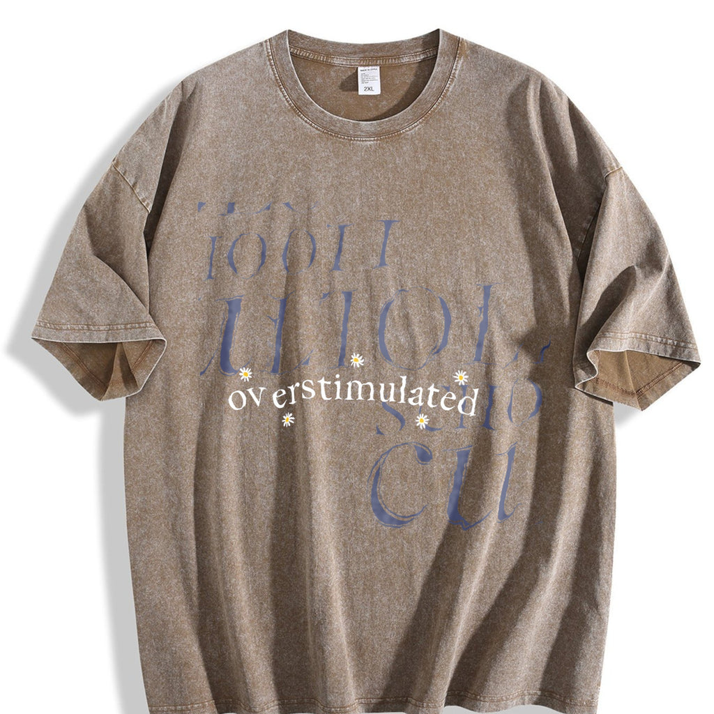 Overstimulated Vintage Washed T-Shirt product image 3