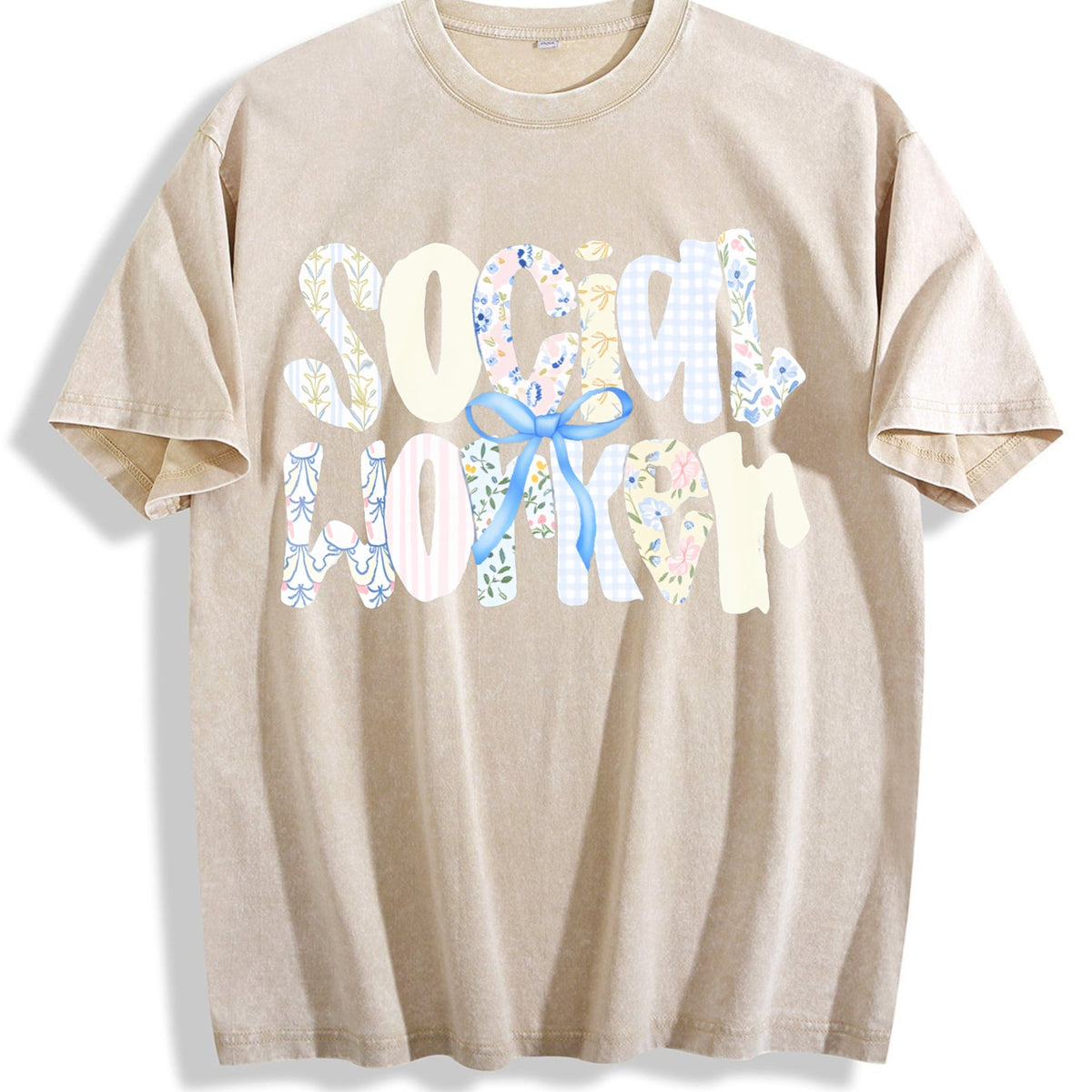 Social Worker Vintage Washed T-Shirt product image 1