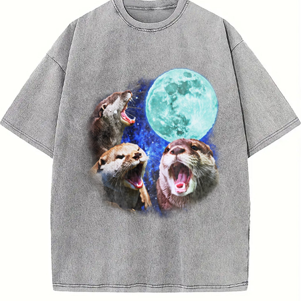 Three Otters Vintage Washed T-Shirt product image 5