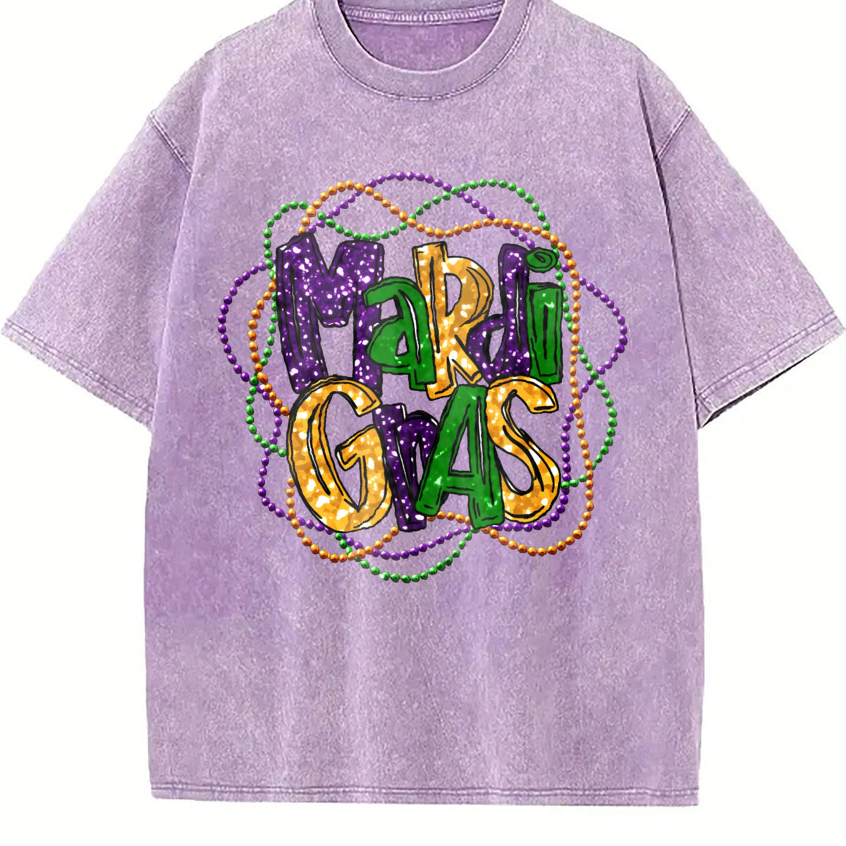 Mardi Gras Sporty Luokeren Approved Vintage Washed T-Shirt product image 6