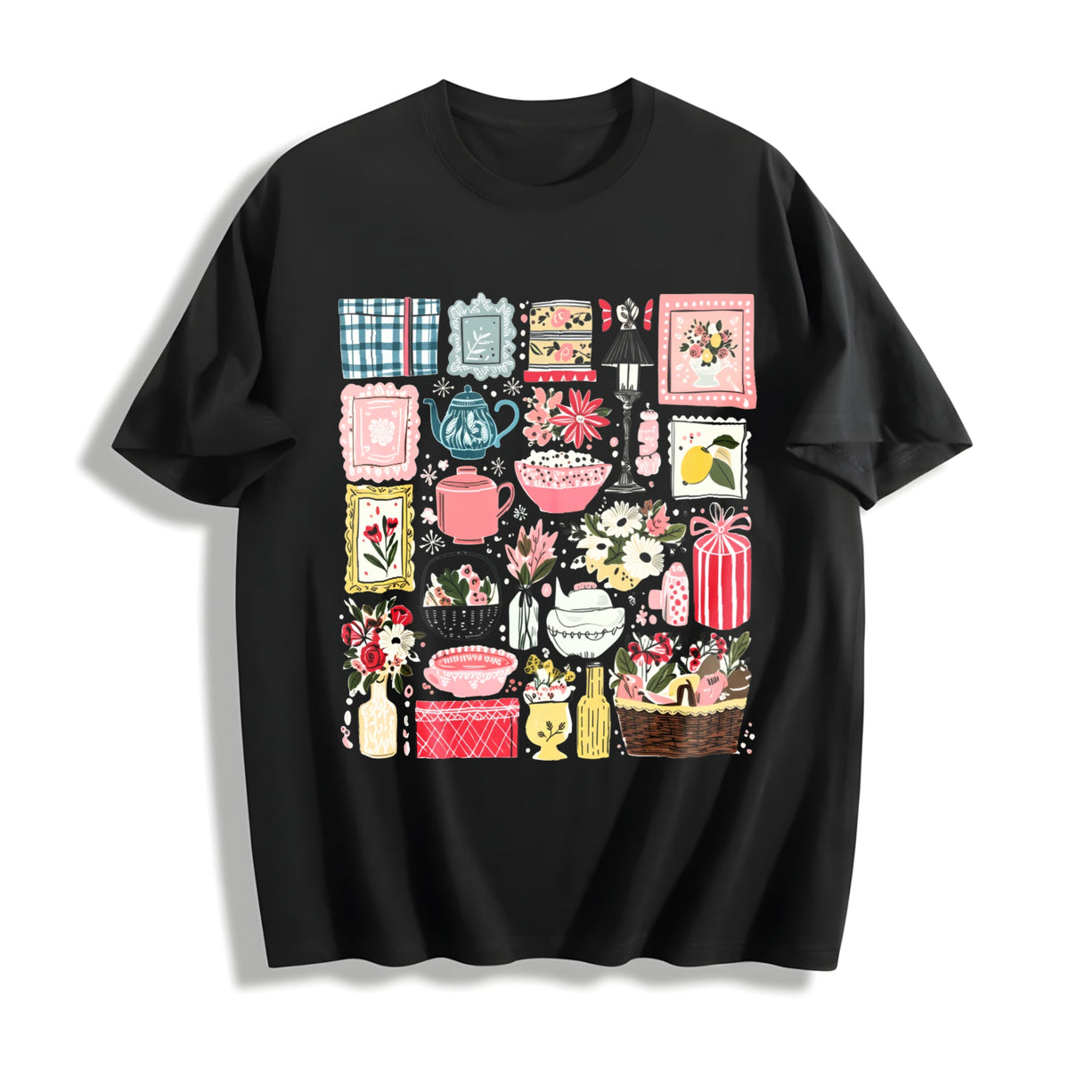 Born To Thrift Cottagecore Cotton T-Shirt product image 1