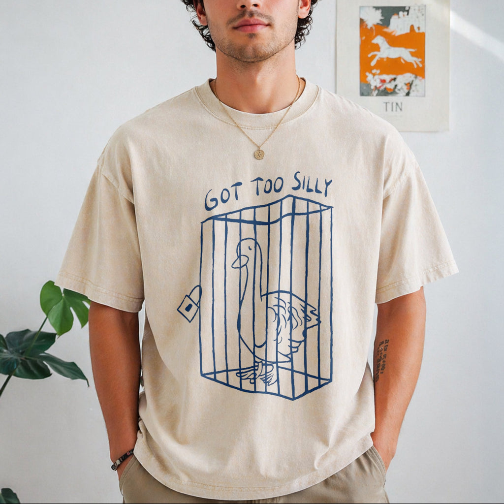 Got Too Silly Vintage Washed T-Shirt product image 1