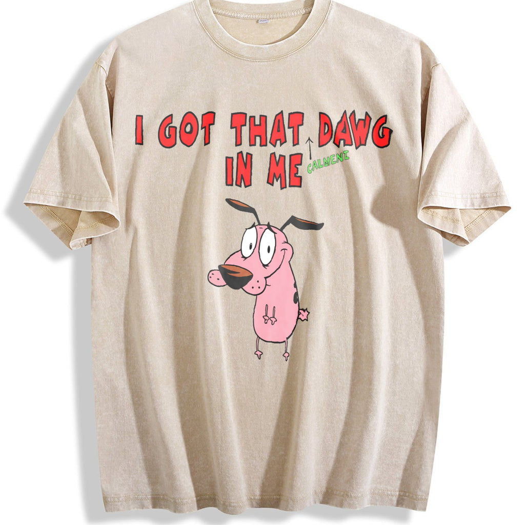 I Got That Dawg In Me Womensweater Vintage Washed T-Shirt product image 1