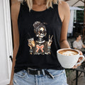 Coffee Skeleton Woman Women's Tank Top