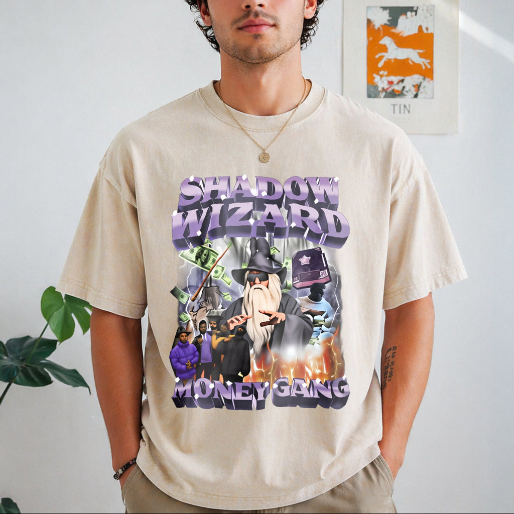 Shadow Wizard Money Gang Vintage Washed T-Shirt product image 1