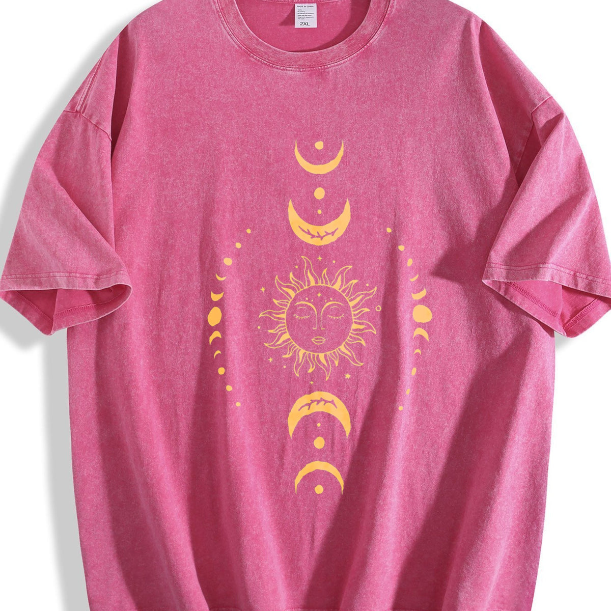 Moon And Sun Vintage Washed T-Shirt product image 5