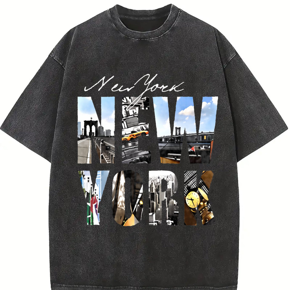 New York Newyork Vintage Washed T-Shirt product image 2